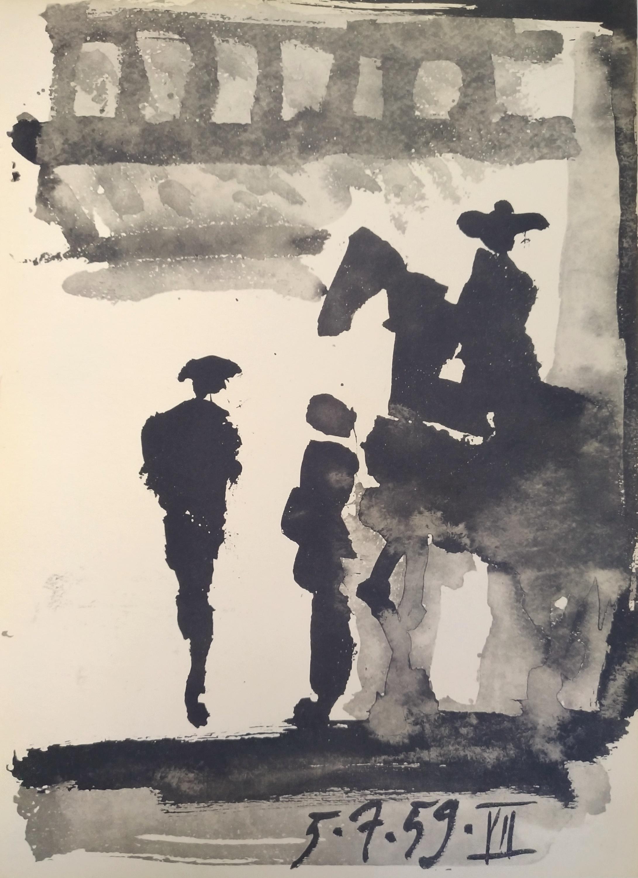 From: Toros y Toreros. Texte de Luis Miguel Dominguin et une étude de Georges Boudaille. - Pablo Picasso 