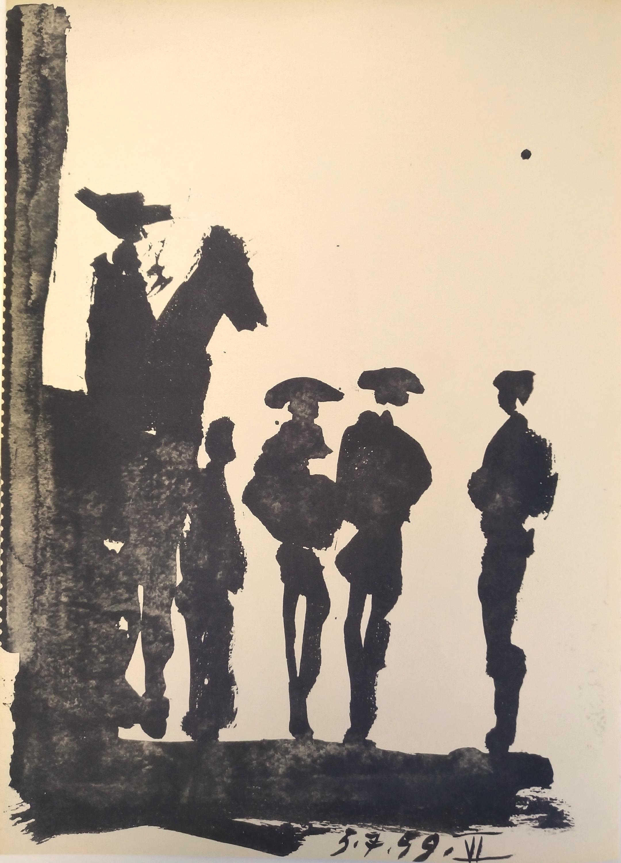 From: Toros y Toreros. Texte de Luis Miguel Dominguin et une étude de Georges Boudaille. - Pablo Picasso 